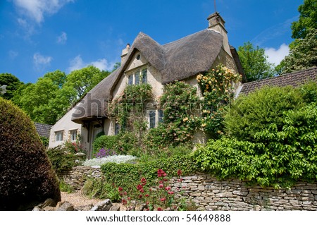 traditional thatched cottage