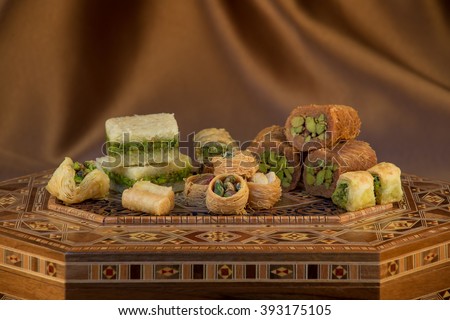 Collection of Arabic Sweets