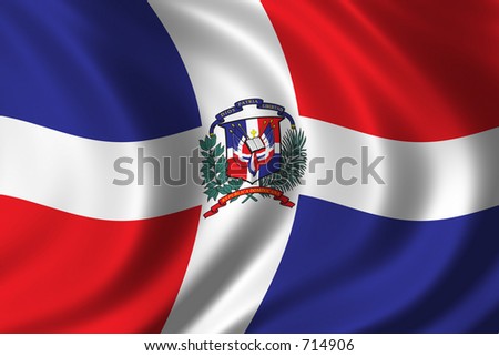 Dominican Face Flag