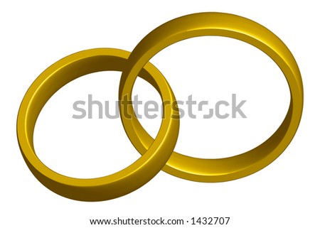 Wedding Bands Intertwined