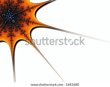 Abstract Fractal - fractal spider shape