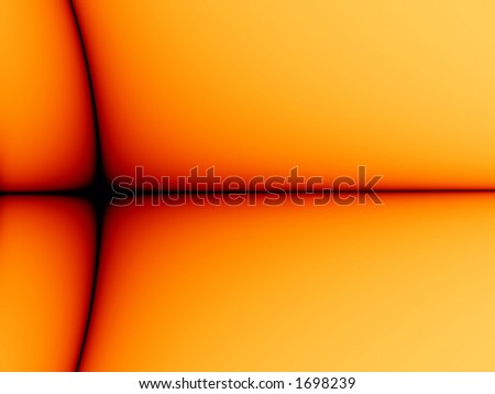 Fractal background in orange - very high-res - when cropped it can be used in many ways