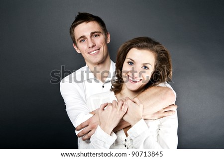 young woman and man together