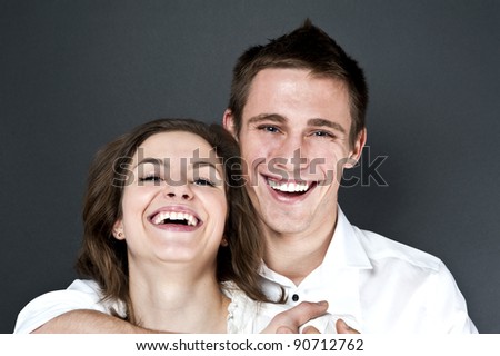 young woman and man together