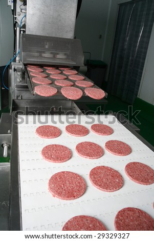 making industrial burger