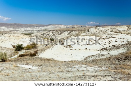 Semi-arid landscape in central Turkey