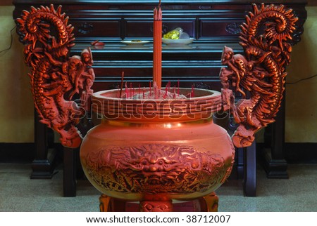 It is an chinese style incense burner.
