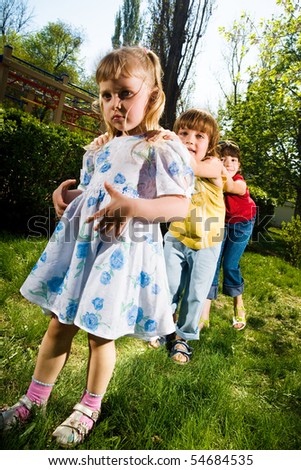 Girls In Park