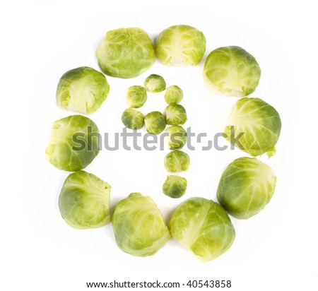 A brussel sprout number nine could be used as a bullet point