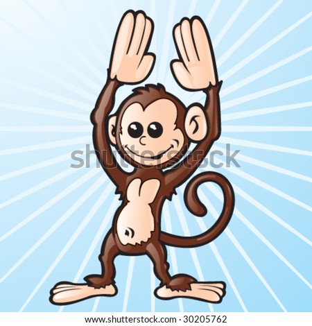 cartoon monkey drawings