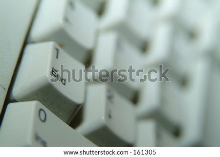 the end of the line.  numeric keypads