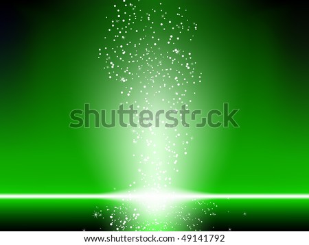 green stars clipart. stock vector : Green Stars Background. Editable Vector Image