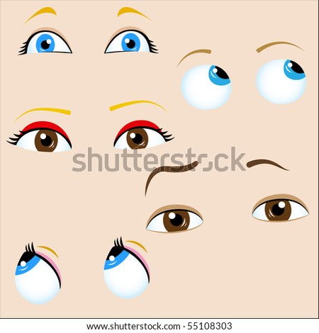 dextoku hugo: cartoon eyes
