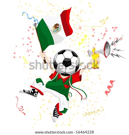 mexico soccer ball. stock photo : Mexico Soccer