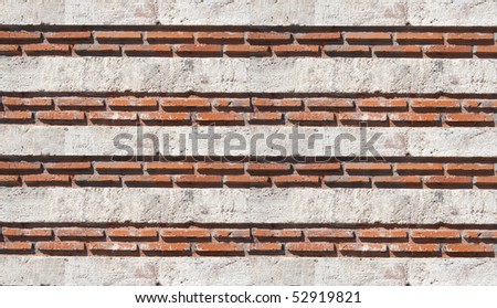 different colored bricks