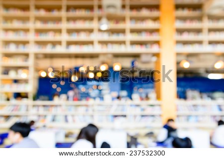 Blur library background