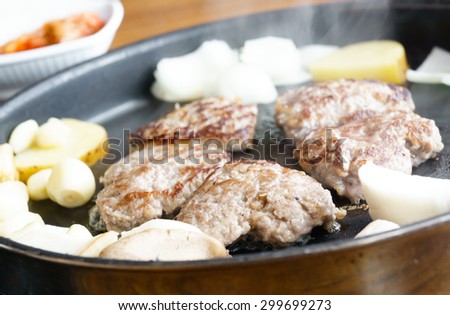 Korean grill beef