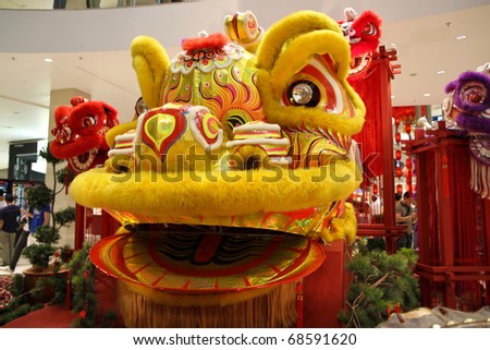 Lion Dance Chinese New Year. of Lion Dance for Chinese