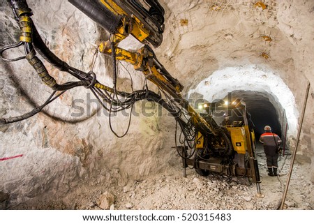 Gold mining underground