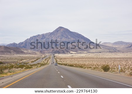 Road to mountain