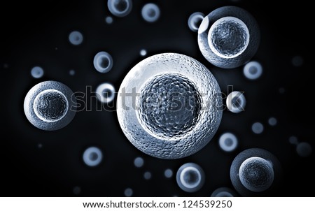 Micro biology cells illustration