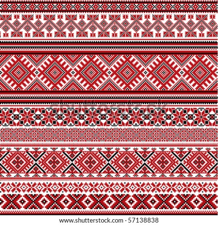 التطريز الروسي Stock-vector-collection-of-belorussian-national-ornaments-57138838