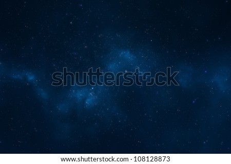 Abstract space background - Starry night universe and galaxy, the Milky way