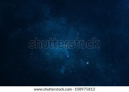Abstract background - Starry night, space, universe and galaxy, the Milky way