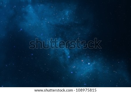 Abstract background - Starry night, space, universe and galaxy, the Milky way
