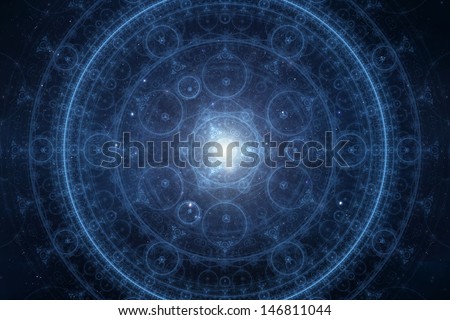 Abstract New Age Spiritual Background