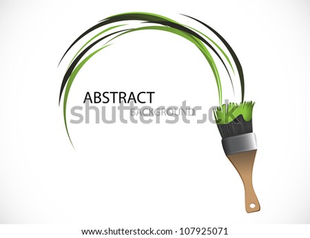 Paint Brush. Vector. Clip-Art - 107925071 : Shutterstock