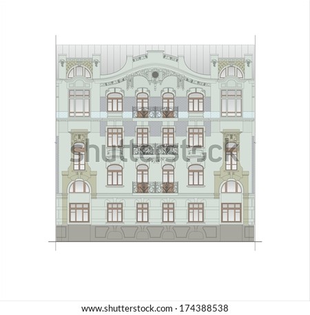houses, buildings and construction drawings of high-resolution objects of cultural heritage .