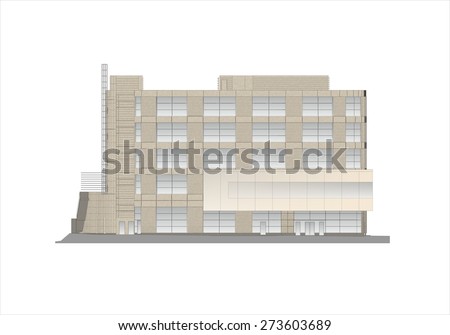 The facades of the building, drawing, coloring , a typical building of Moscow, houses, churches