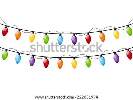 color christmas light bulbs on white stock vector color christmas light bulbs on white stock vector