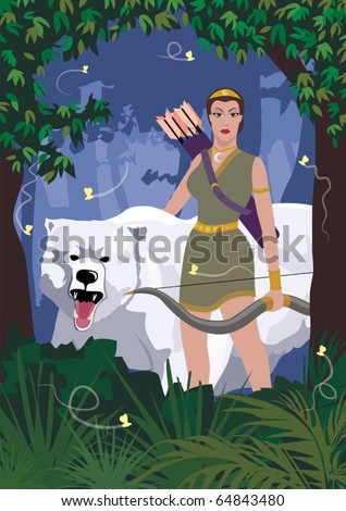 artemis greek goddess of hunt and moon. The Greek goddess of hunt,