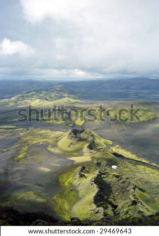 Lakagigar, Laki crater, Iceland, volcanism, volcanic activity, canyon, volcanoes, greatest eruption