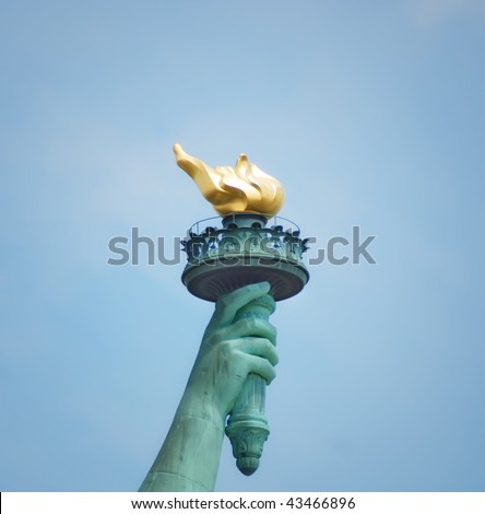 statue of liberty torch. Statue Of Liberty Fire Torch