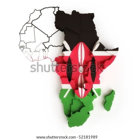 Kenyan Flag