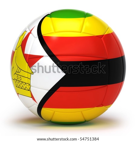 stock photo : Zimbabwean flag