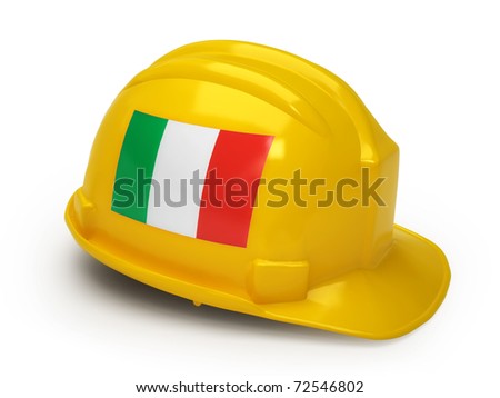 Italian Flag Helmet