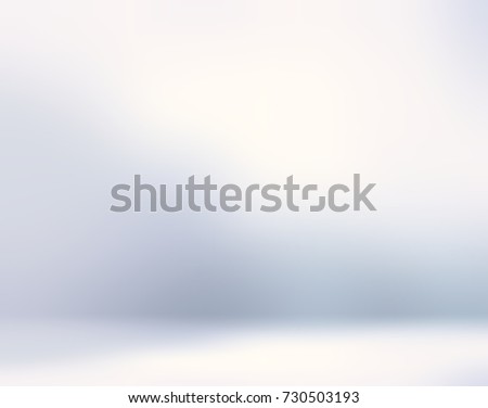 Pearl room empty background. Light wall and floor blurred texture. White abstract defocused background. Interior soft backgrounds. 3d illustration room decor.