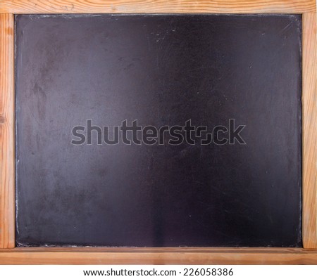 An old blackboard (with selection path)