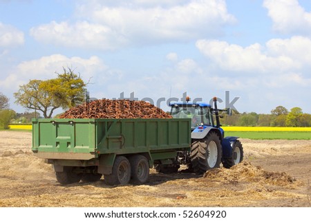 Blue Tractor Trailer