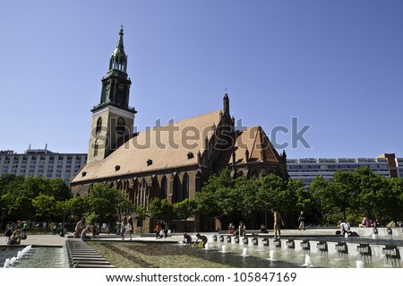 St. Marys Church known in German as the Marienkirche is a church in Berlin Germany