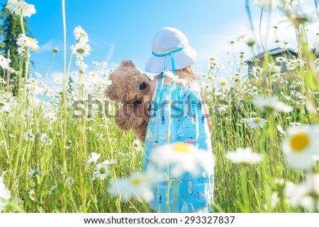 It\'s so nice outside - perfect day to take a walk in the field with your best friend