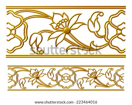 ornamental Element for a frieze, border or frame