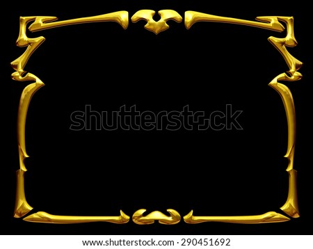 golden square frame