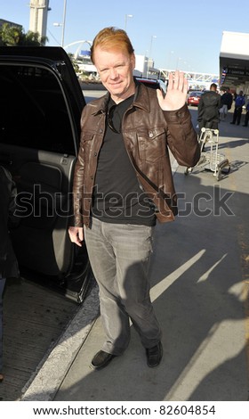 LOS ANGELES-MAY 15: Actor David Caruso at LAX airport. May 15 in Los Angeles, California 2010
