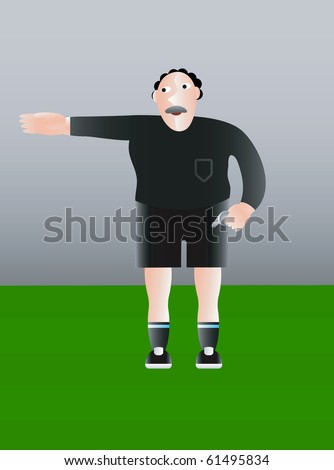 Soccer Referee Cartoon