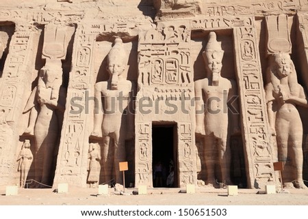 Abu Simbel temple, unesco world heritage in Egypt